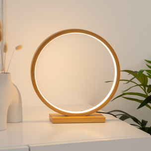 Lampe LED "Stela" bambou H32cm