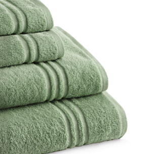 Set de serviettes éponge 100% Coton Éponge Peigné - 700 g/m2 MUSGO