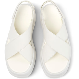 Sandalias - CAMPER Pelotas Flota Up - Blanco - Cuero liso