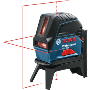 Laser GCL 2-15 point et ligne 15 m - BOSCH - avec pile et sacoche - 0601066E00