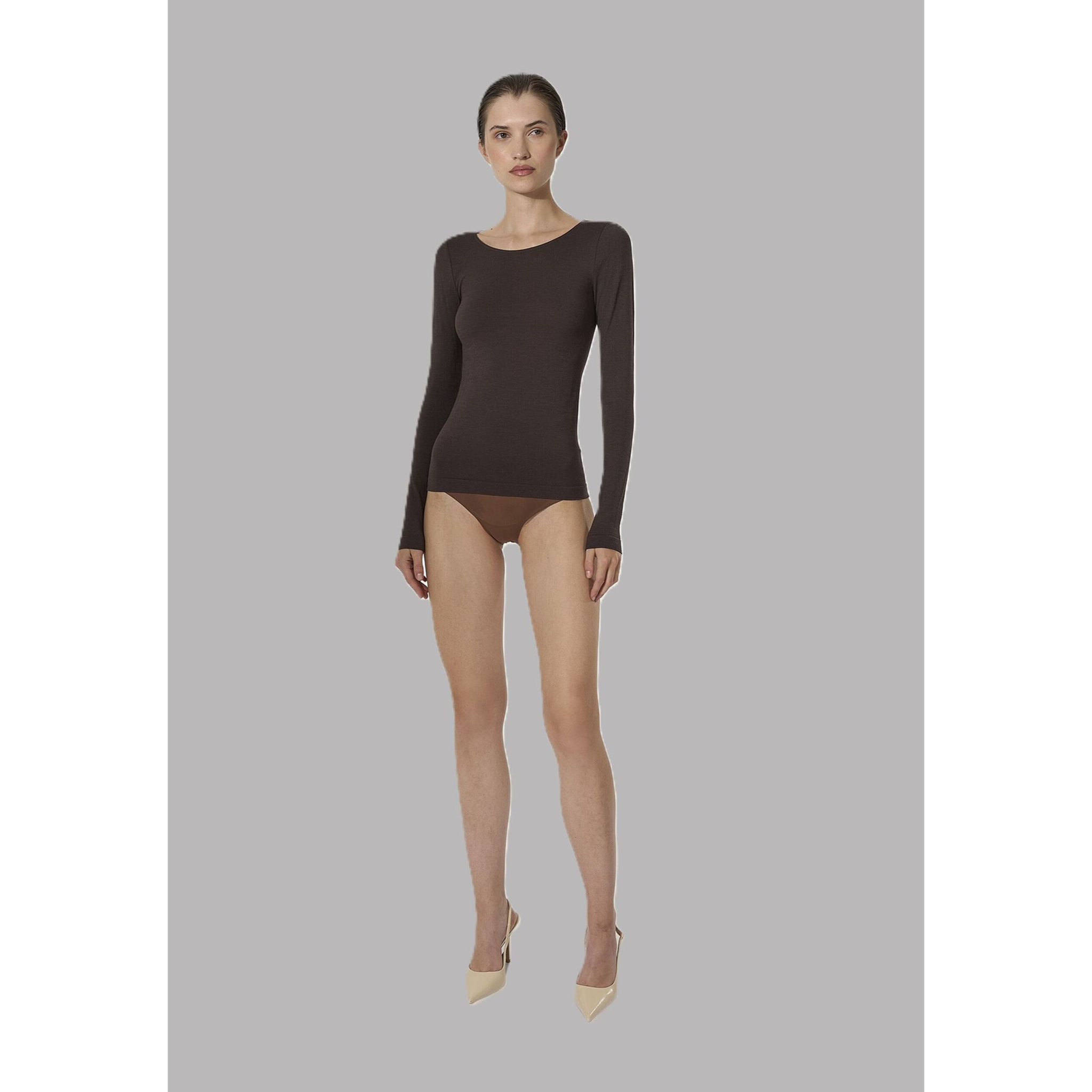Top Pure Wool Top Long Sleeves