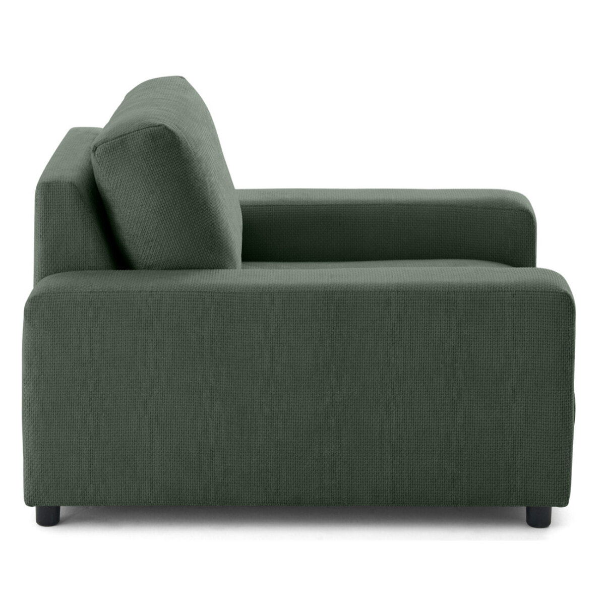 Pivoine - fauteuil en velours texturé - Vert