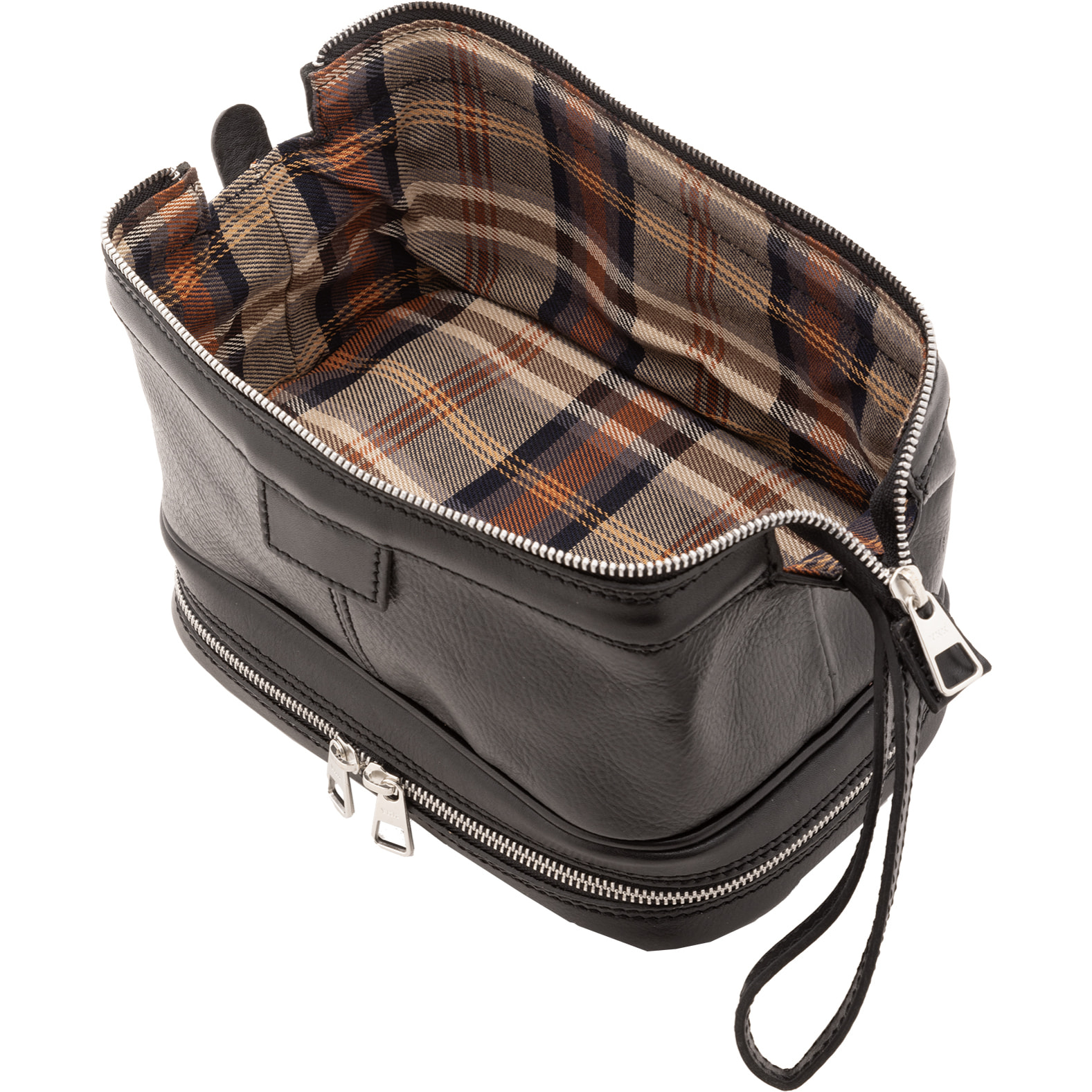 Pochette  unisex In Vera pelle Made in Italy 25x18x16 cm