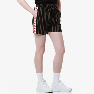 Kappa - Pantalones cortos Mujer Negro - 222 BANDA LORA