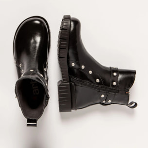 Botines 1837S NAPPA SHINNY BLACK/OXFORD color Black