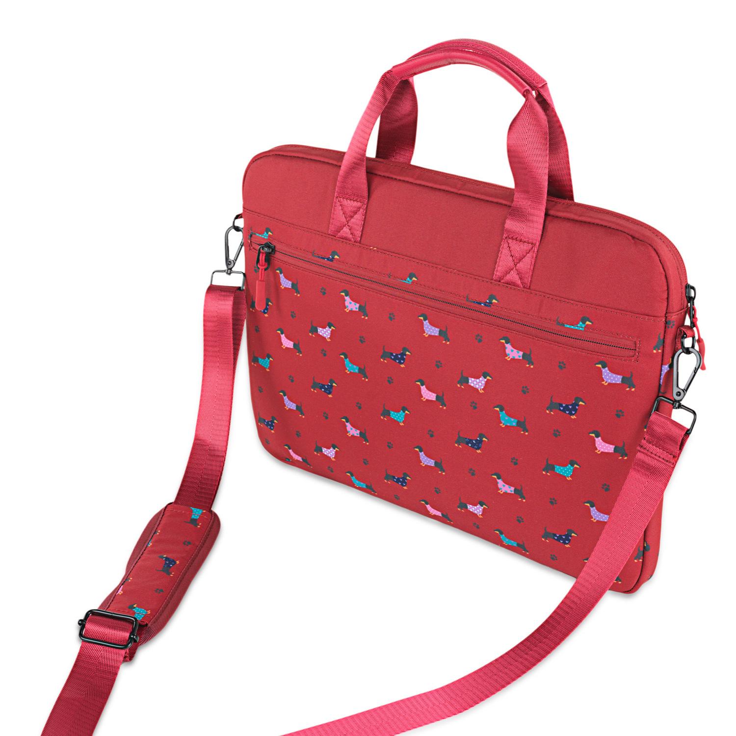 Bolso Maletin Portaordenador Mujer Skpat Lausana Rojo