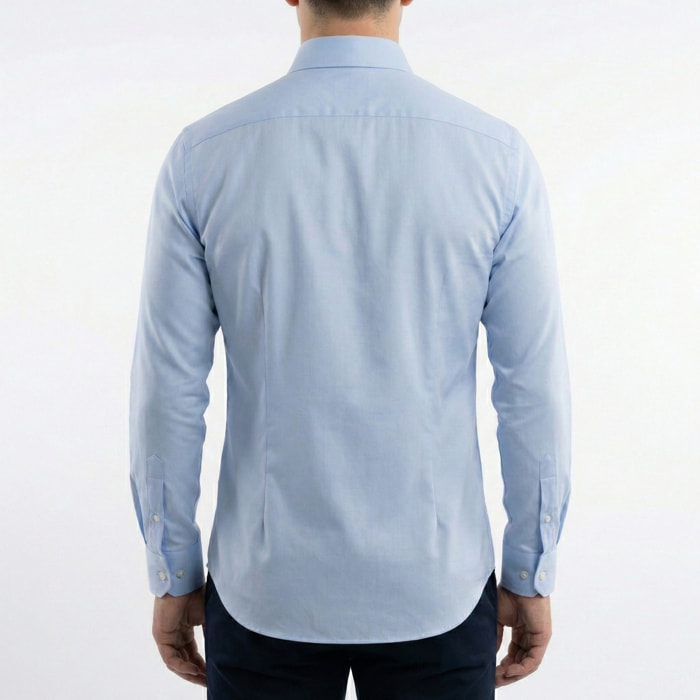 Camicia collo francese slim fit