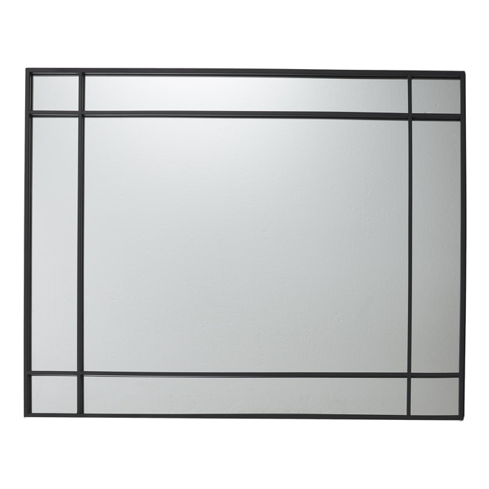 Miroir Rectangle Art Deco Noir