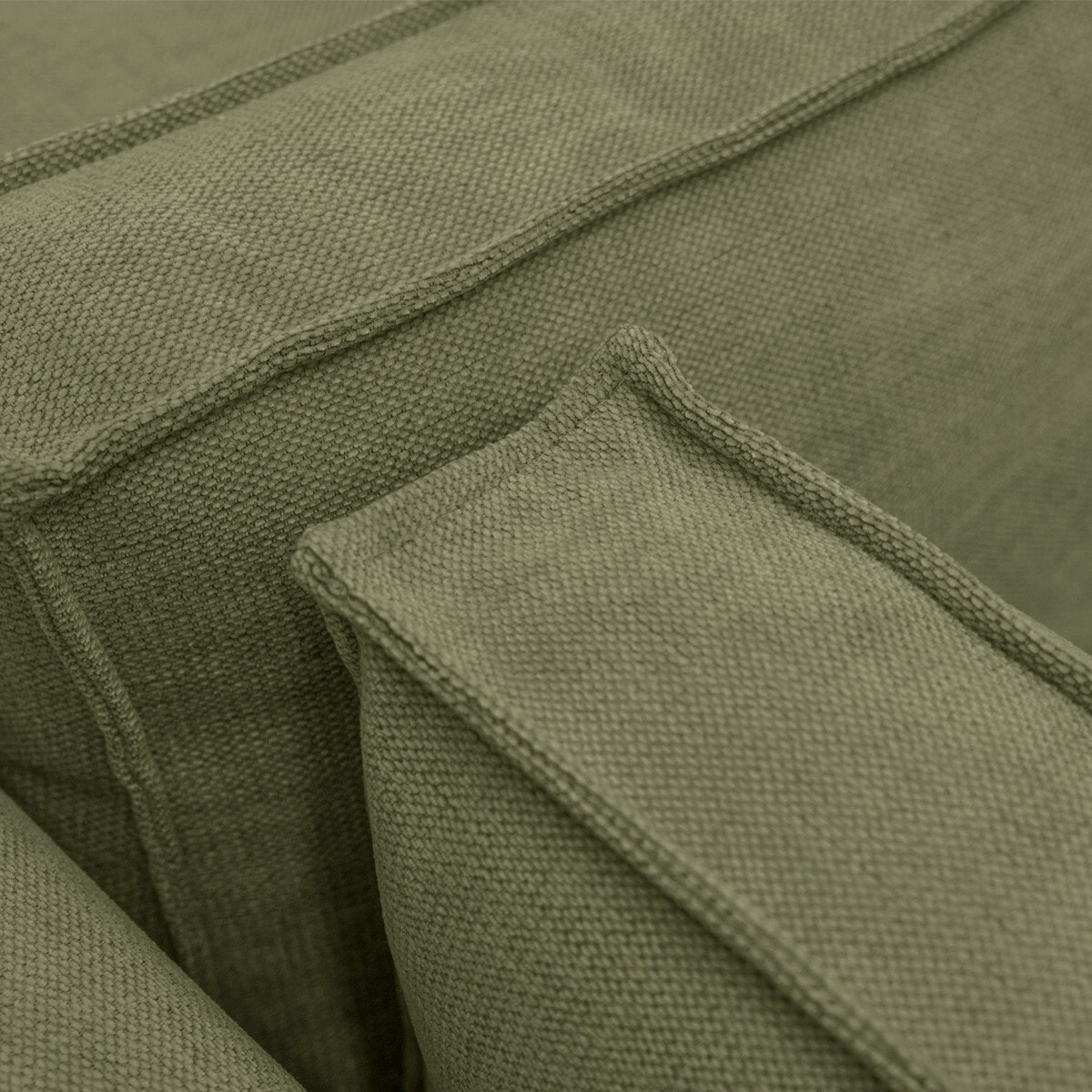 Canapé d'angle à gauche convertible 3 places en tissu chenille - BARANI