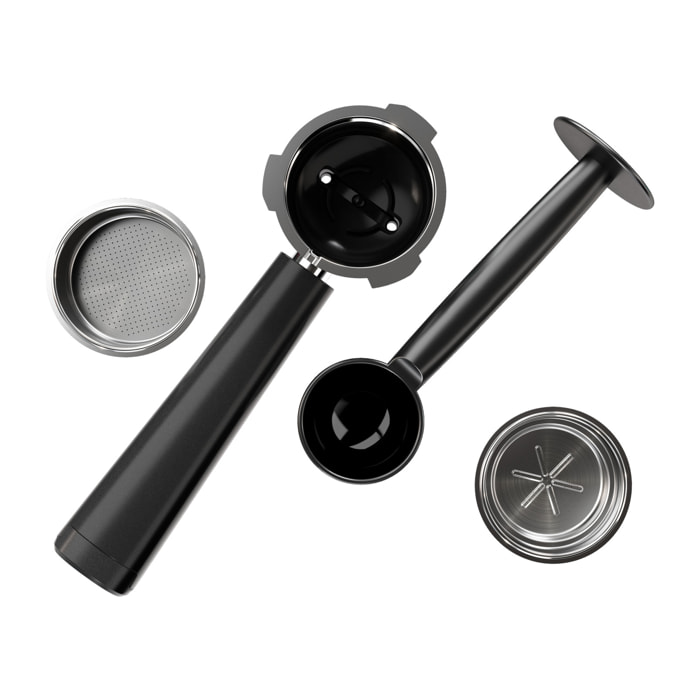 AEG Maquina de café espresso de 1 litro capacidad y 15 bares de presión EC6-1-6ST
