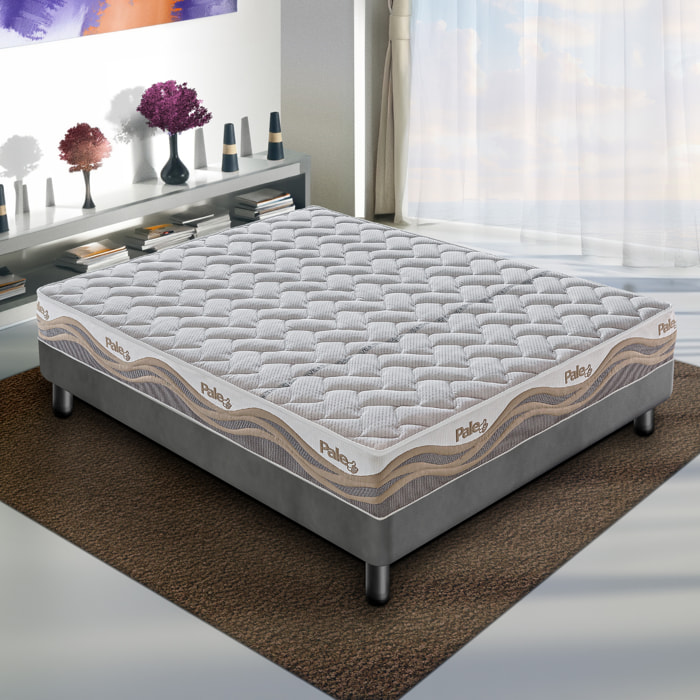 Materasso 135x190 Micromolle e Memory Foam - Alto 25 cm - Sfoderabile - Tessuto Thermosensitive