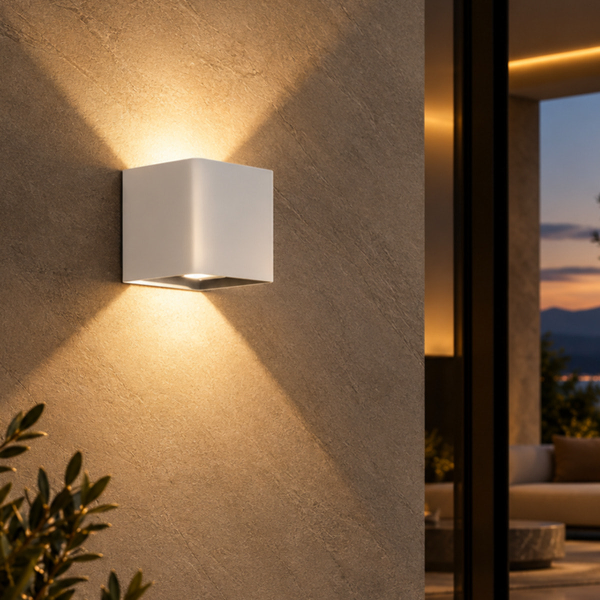 GHEE EVO Applique da Esterno Bianco