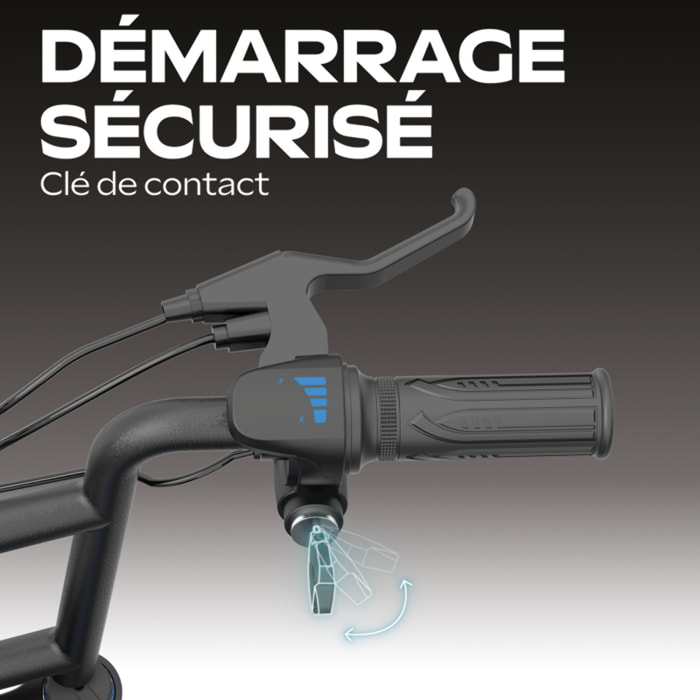 URBANGLIDE THUNDER 160 – 25 km/h, 30 km d'autonomie, Freins à disque, 16''