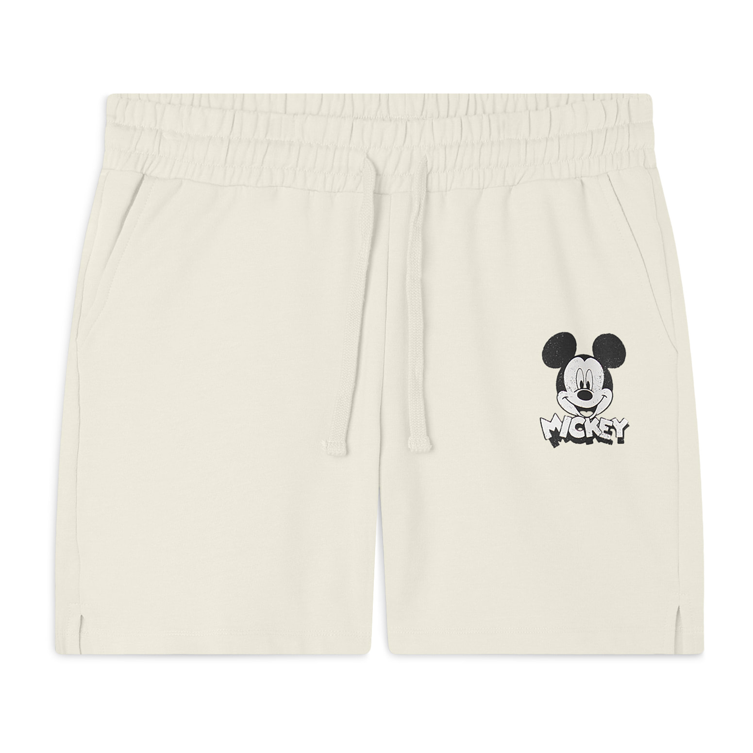 Pantaloncini regular fit con stampa Mickey Mouse