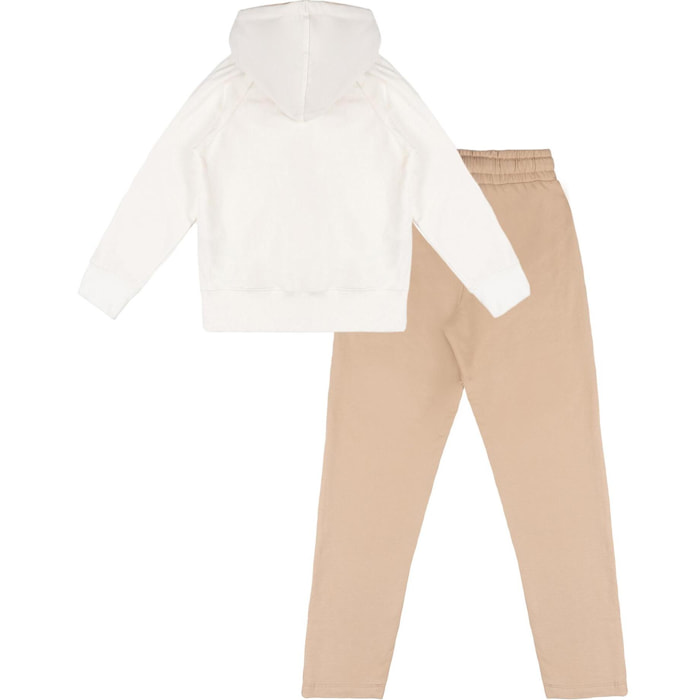 Tuta invernale da bambina con cappuccio e zip "Relaxed"