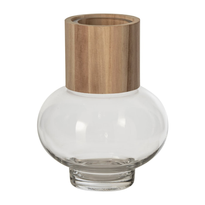 J-Line vase Jim - verre - naturel/transparent - small