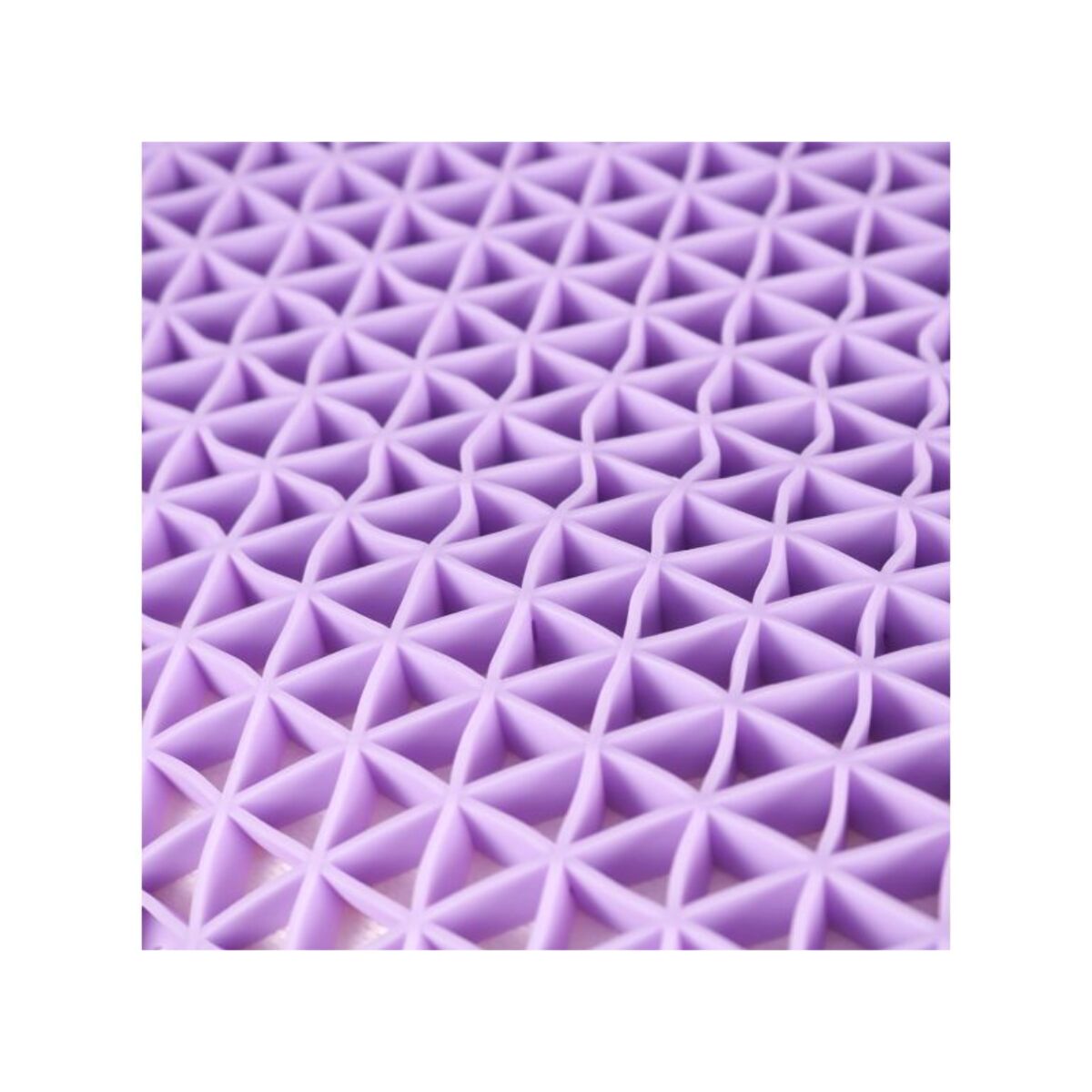 Oreiller 60 x 40 cm prismes 3D et mousse à mémoire de forme - HEXA