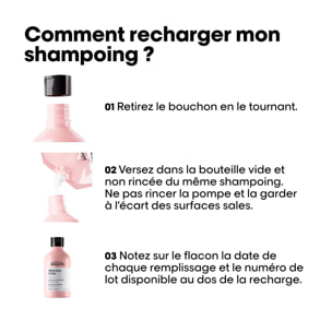 Série Expert Vitamino Color - Recharge Shampoing fixateur de couleur