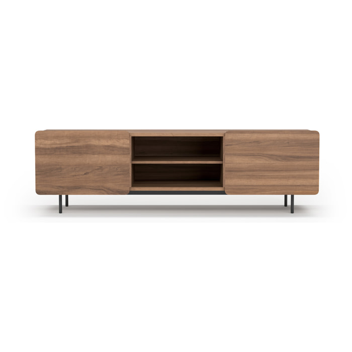Bajo tv Biscuit nogal 54x180x44 cm