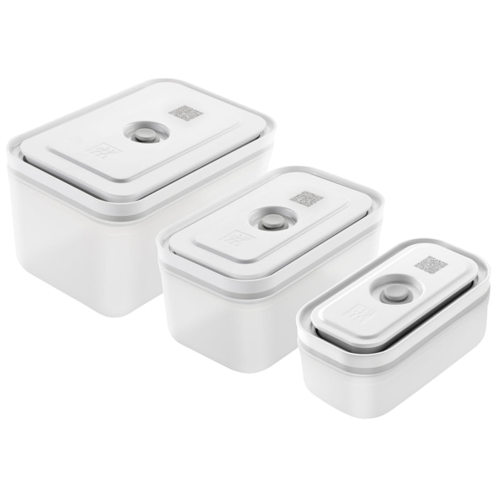 Set de 3 boîtes sous vide rectangulaire ZWILLING® FRESH & SAVE, Plastique