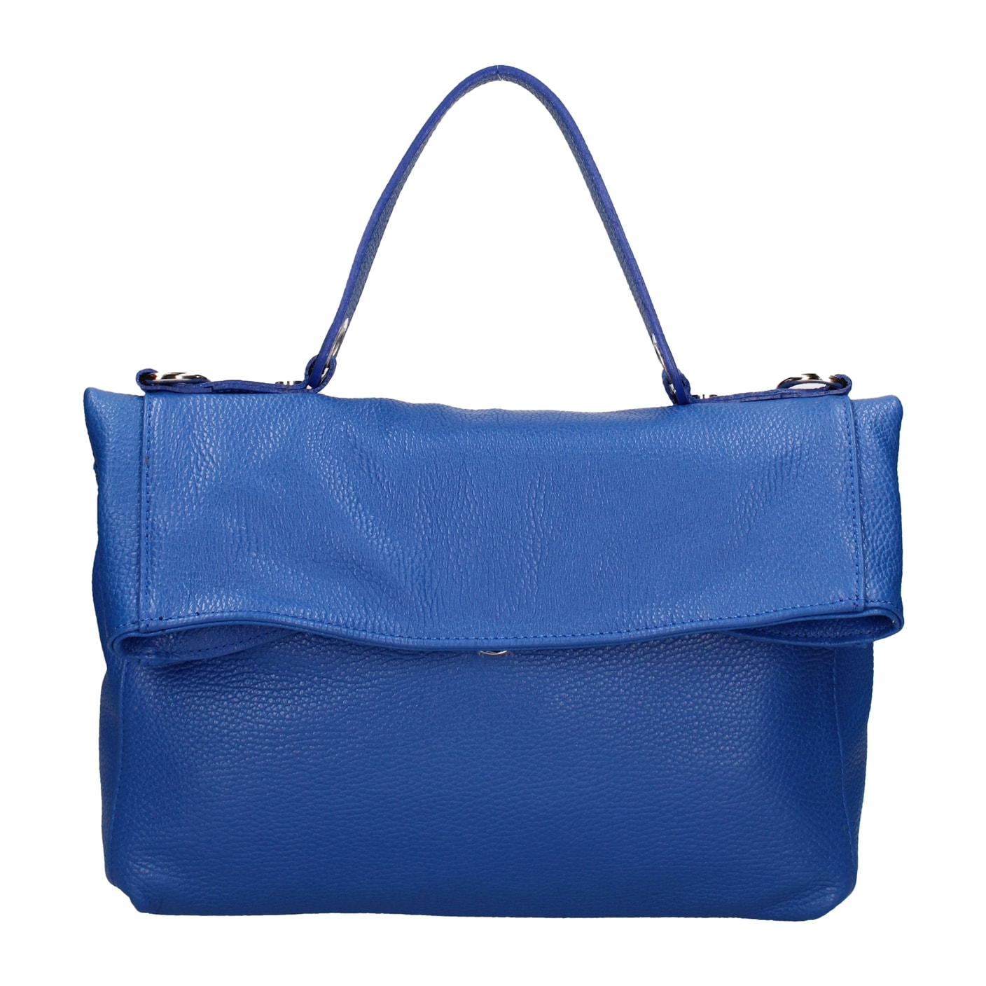 Borsa a spalla convertibile in zaino da donna In Vera pelle Made in Italy 34x21x12 cm