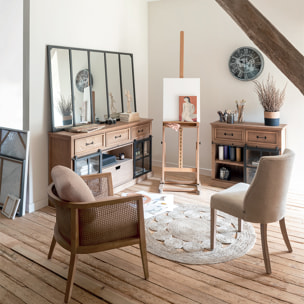 Chaise "Livia" - beige lin