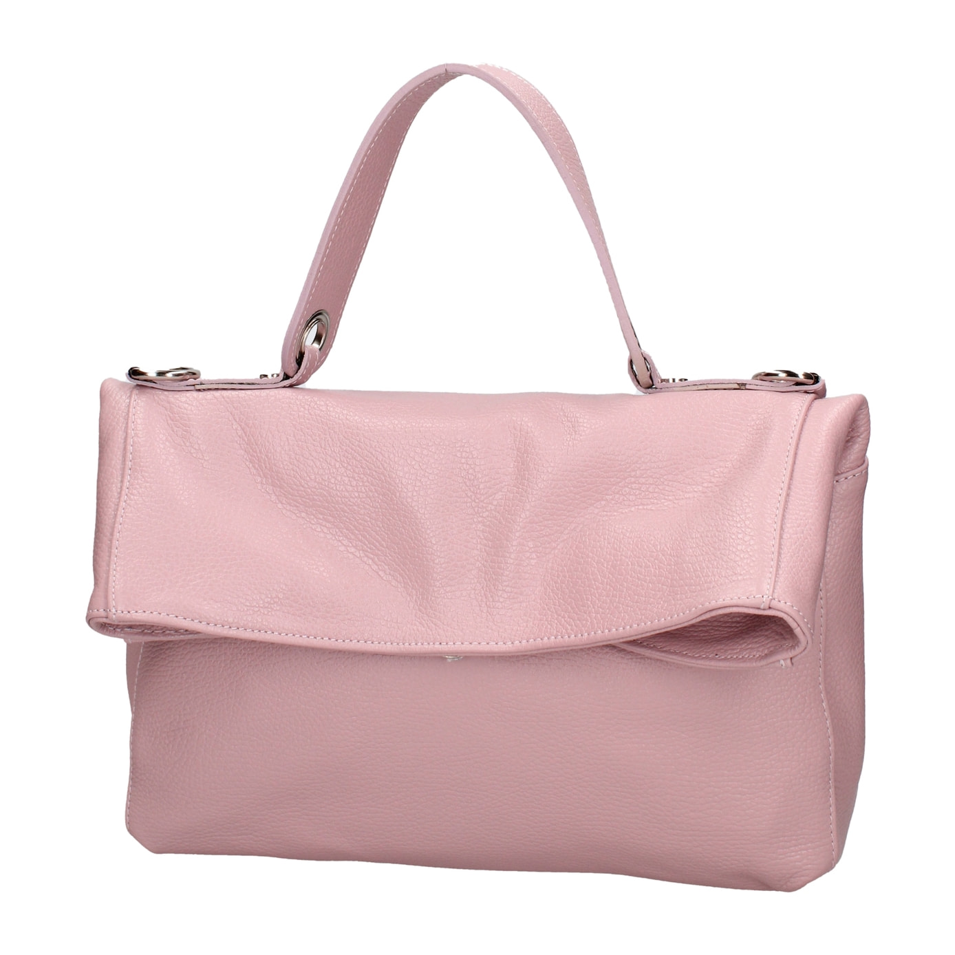 Borsa a spalla convertibile in zaino da donna In Vera pelle Made in Italy 34x21x12 cm