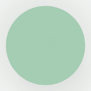 Table d'appoint ronde en métal vert D34 cm - Prisca