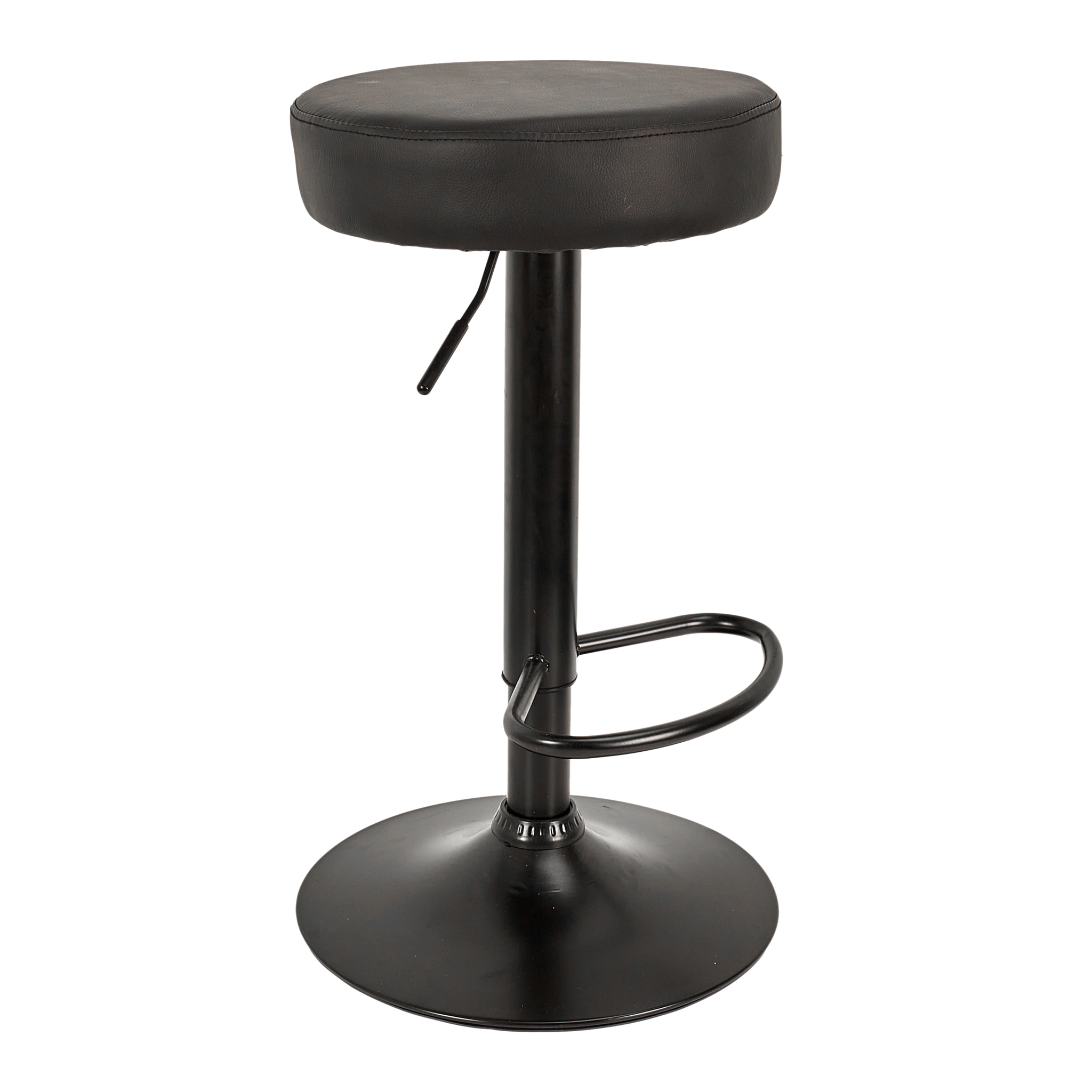 Tabouret De Bar Reglable Mumford Noir - Lot De 2