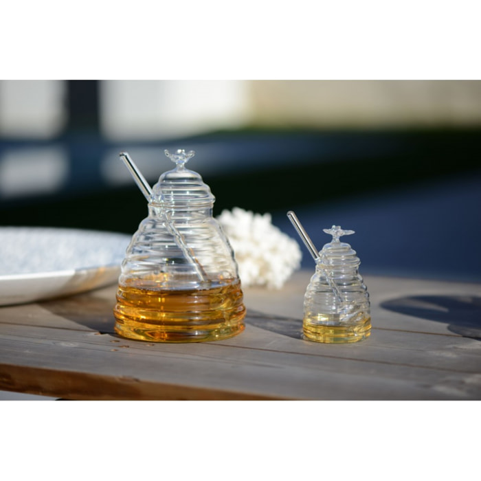 Mini pot à miel avec cuillère 110 ml