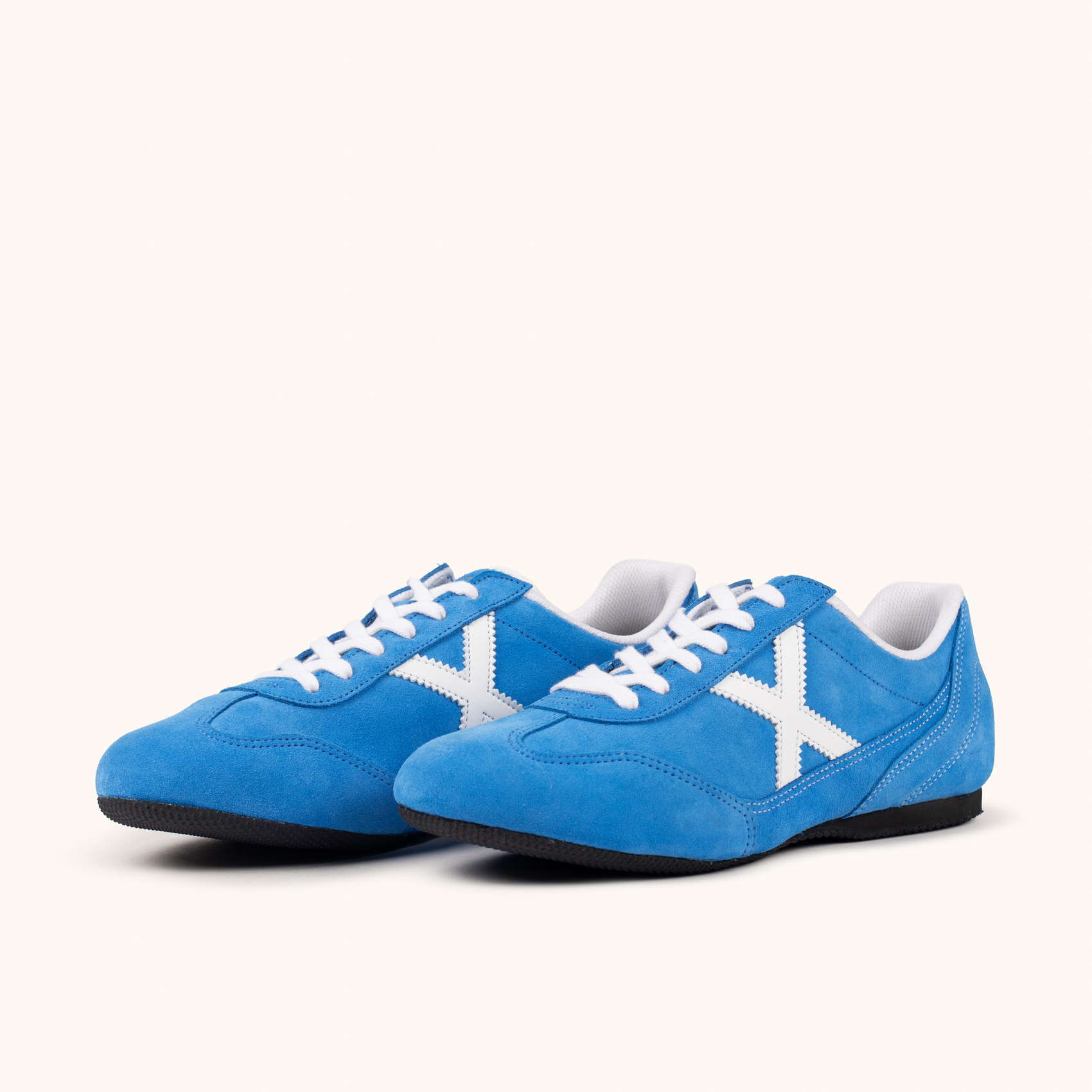 Zapatilla urbana de ante azul con diseño contemporáneo MUNICH DRIFT 07