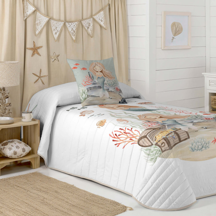 Cool Kids - Colcha Bouti Estampada - Reversible - 100% Algodón - 70 gr/m² - Athina