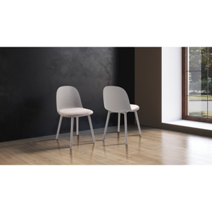 Oresteluchetta Set 4 Sedie TELLA DARK GREY