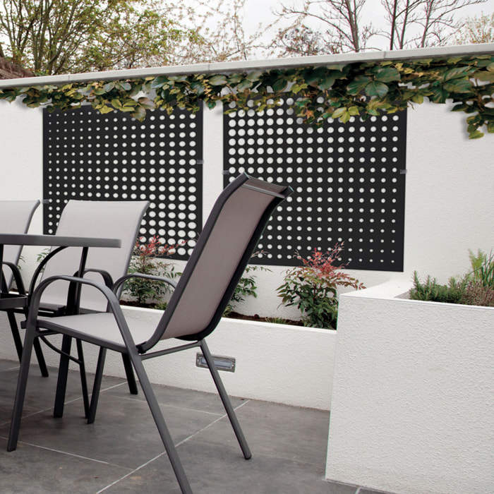 Panel Decorativo Moon 1x1 M Antracita