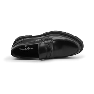 Zapatos Loafers para Hombre - Duca di Morrone Zeno Leather Black