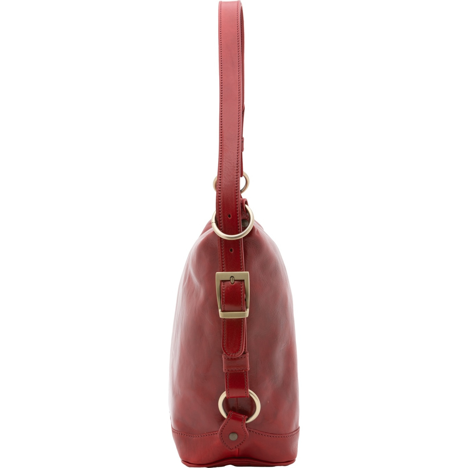 Borsa a secchiello da donna - Modello False - Vera pelle - 34.0 x 33.0 x 15.0 cm