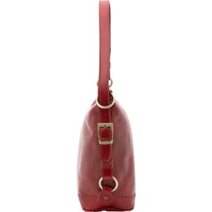 Borsa a secchiello da donna - Modello False - Vera pelle - 34.0 x 33.0 x 15.0 cm