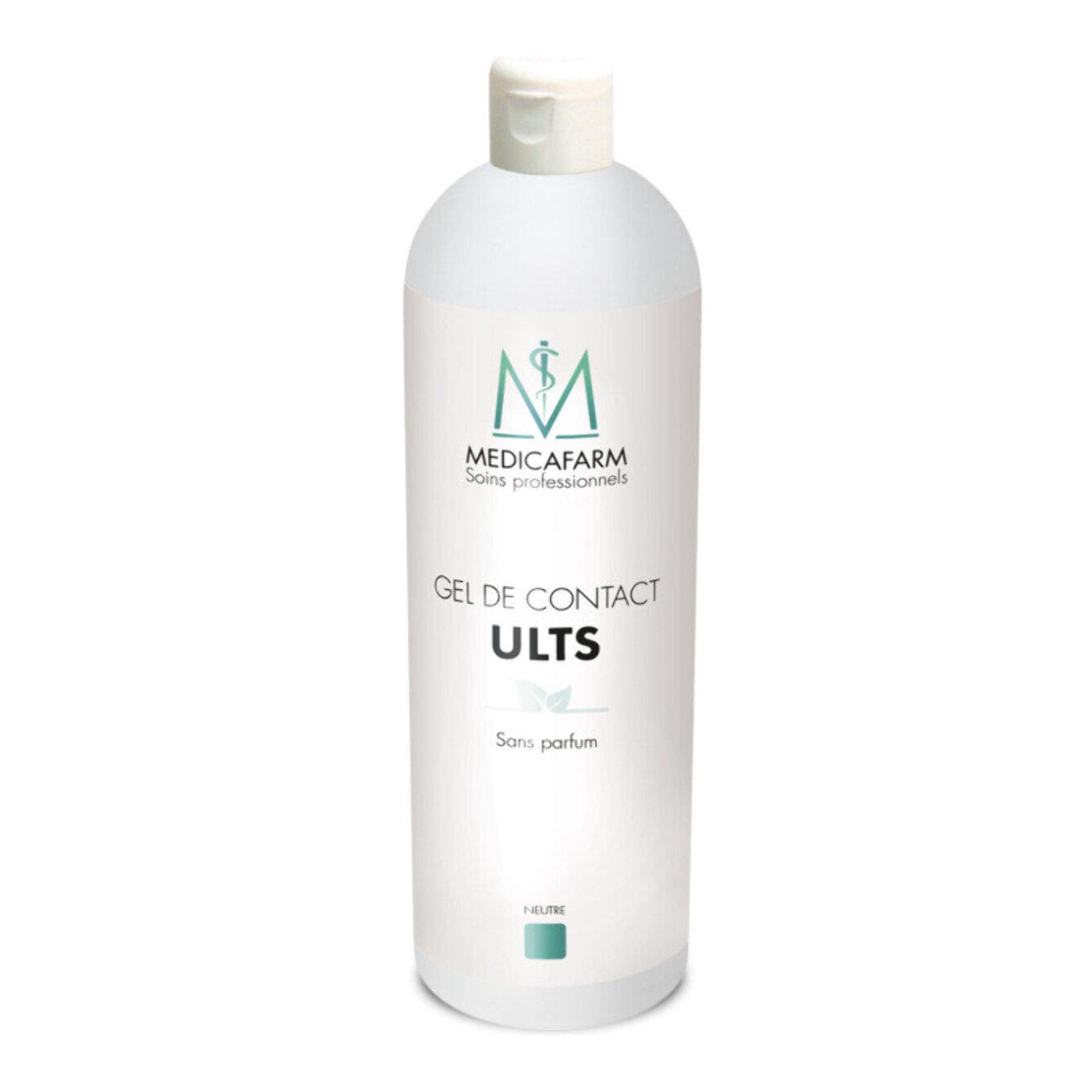 MEDICAFARM - Gel de contact ULTS - Gel de contact hydratant - Aqueux non gras, sans colorant, sans parfum - 1L