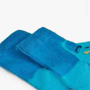 Pack calcetines recién nacido, algodón estampado, azul