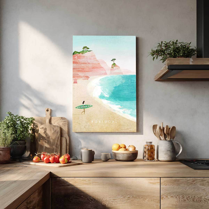 Tableau monde Portugal vintage Tableau alu Dibond