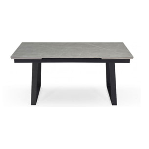 Plateau céramique de table extensible marbre grey L160/240cm - UNIK