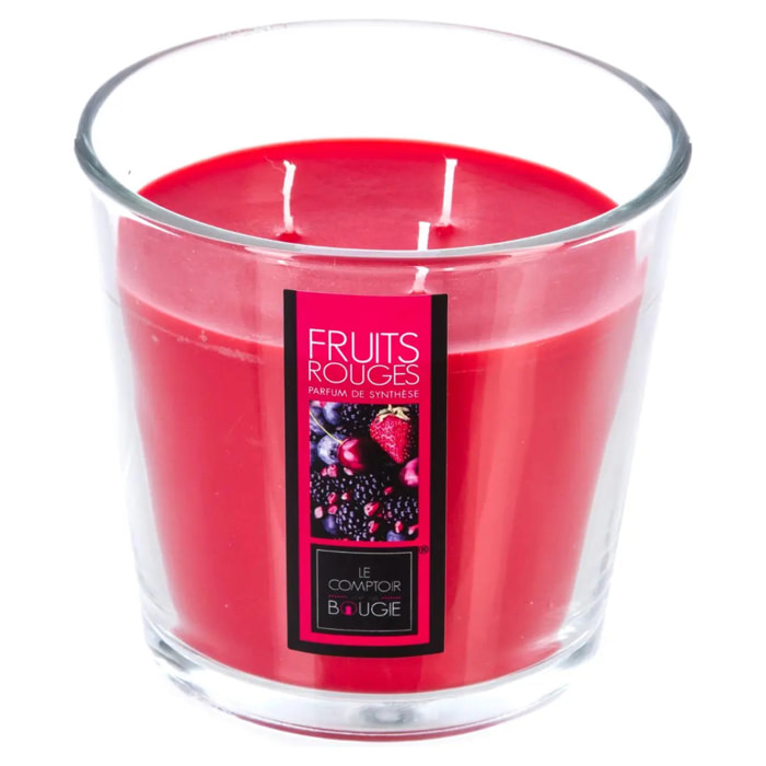 Bougie parfumée - fruits rouges - 500g