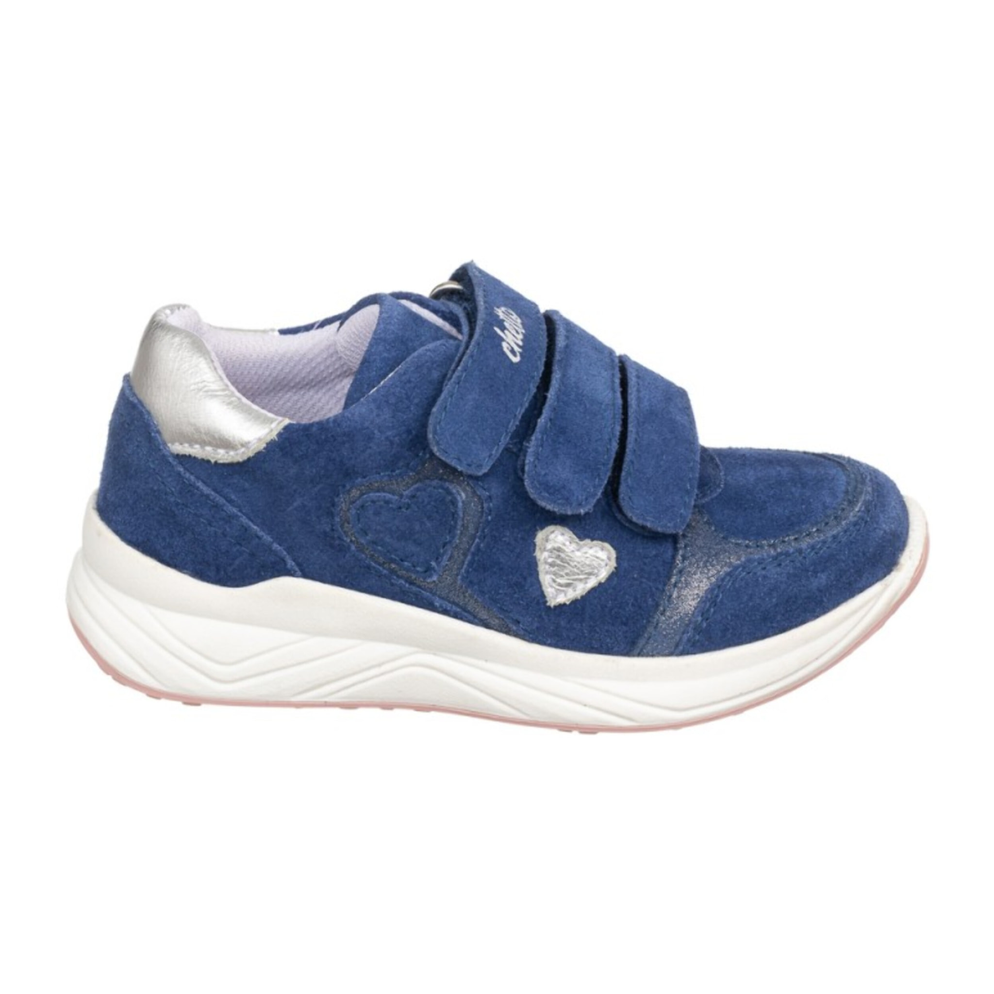 Deportiva toda piel tres velcros