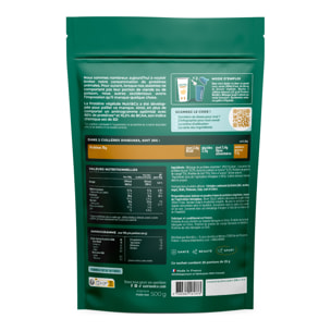 Nutri&Co Protéine Vegétale & Bio - 4 Sources : Pois, Riz, Chia et Courge - 500g goût Neutre