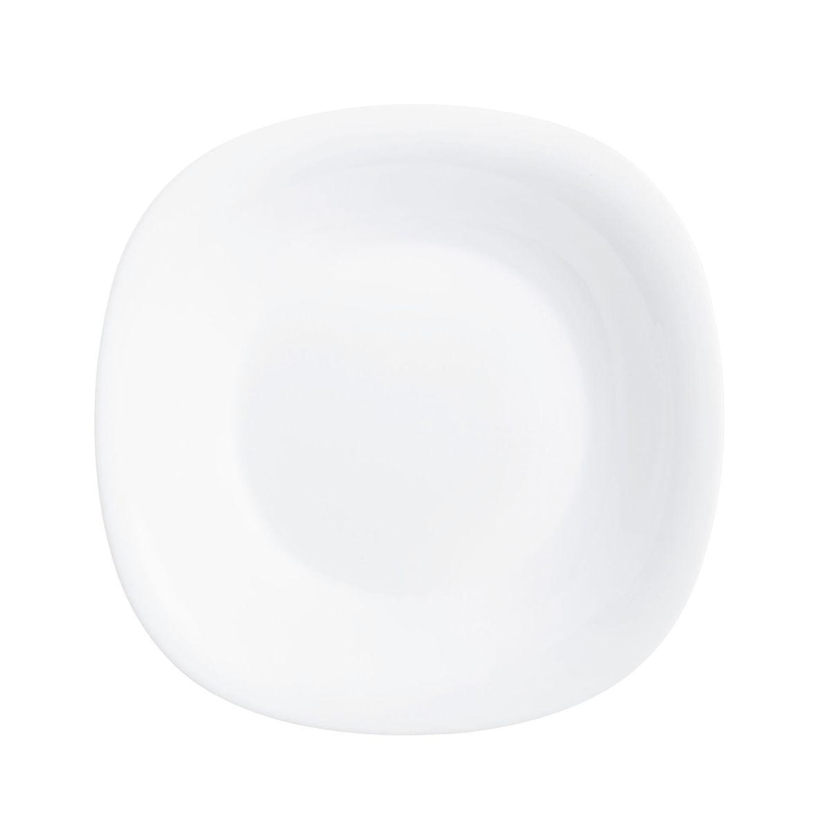 Assiette creuse blanche 22,8 x 21,2 cm Carine - Luminarc