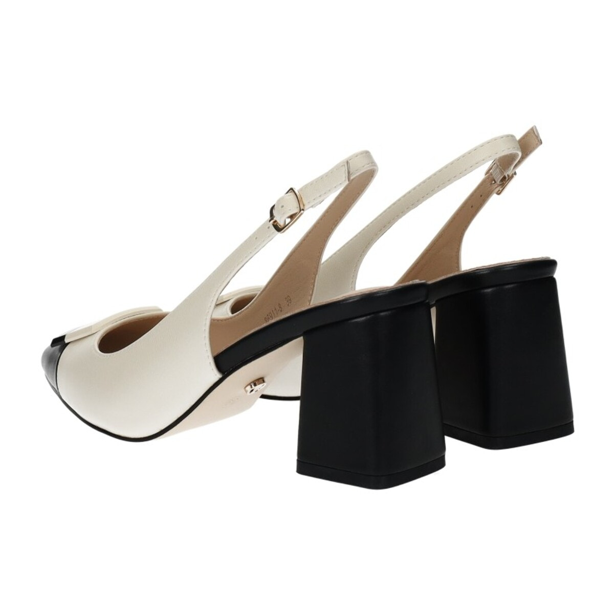Décolleté sling back Donna Tata Italia Nero