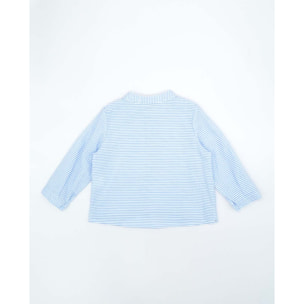 CAMISA RAYAS AZUL Y BLANCA