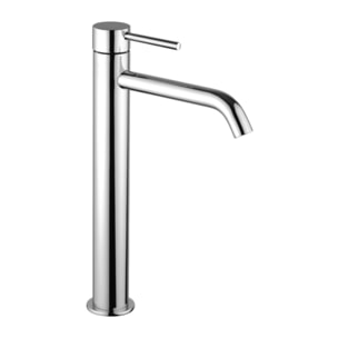 Mitigeur lavabo bec haut PAINI Cox Slim chromé avec vidage clic-clac