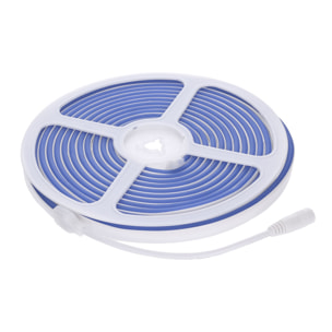 FORLIGHT Tira LED Flexi Slim 24W Azul, Regulable ON-OFF, Resistente al Agua IP65 para Exteriores