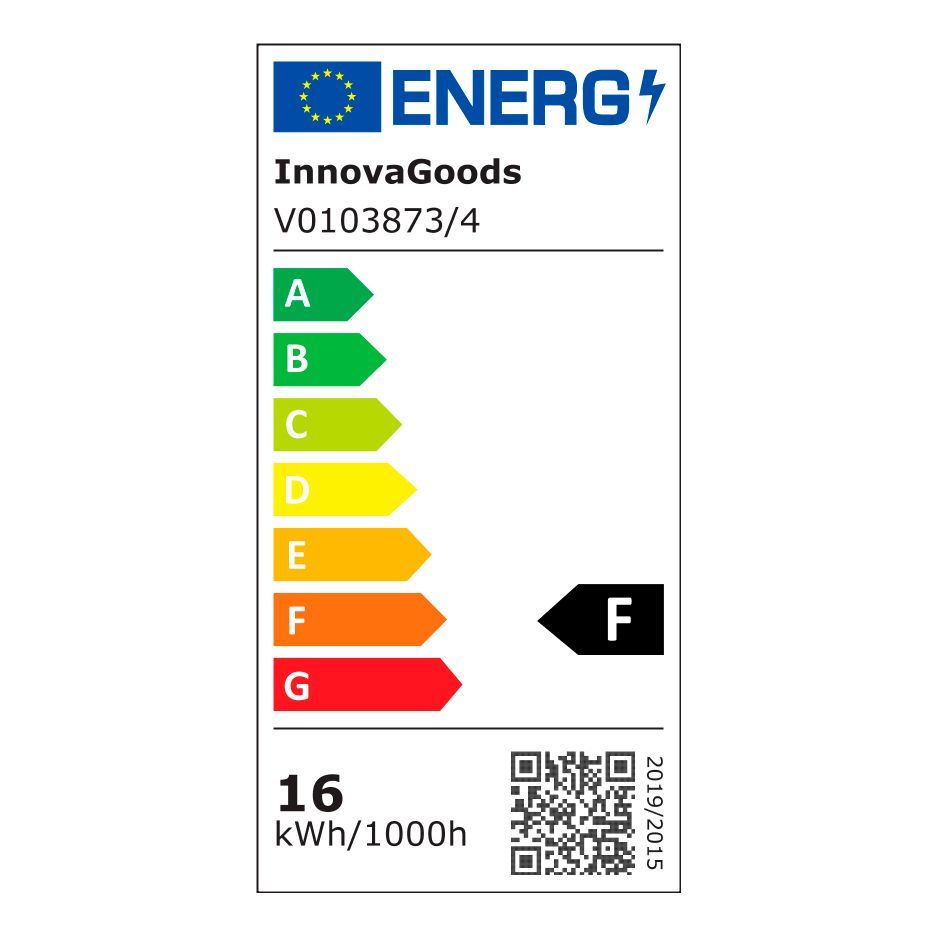 Ventilatore a soffitto con luce LED e 3 pale in ABS Flaled - legno e bianco - Ø132x35 cm